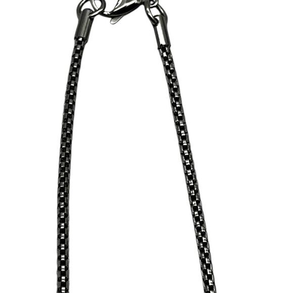 Mens Medieval Stainless Steel Cross Pendant Necklace With Box Chain - Picture 13 of 13